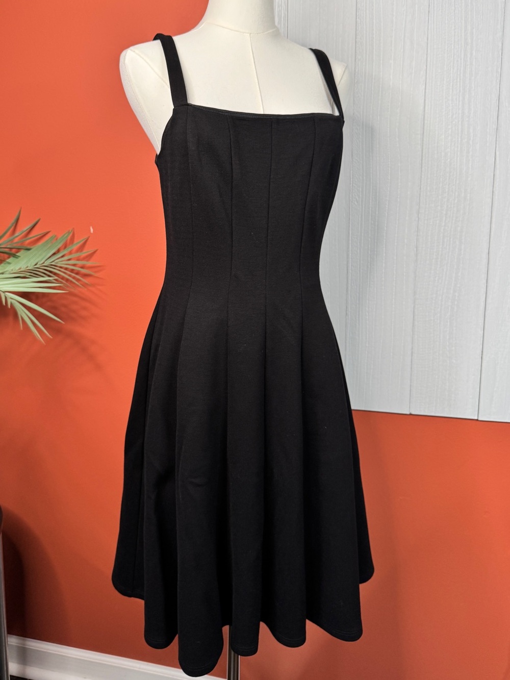 Bailey 44 sleeveless fit-and-flare mini dress - black M